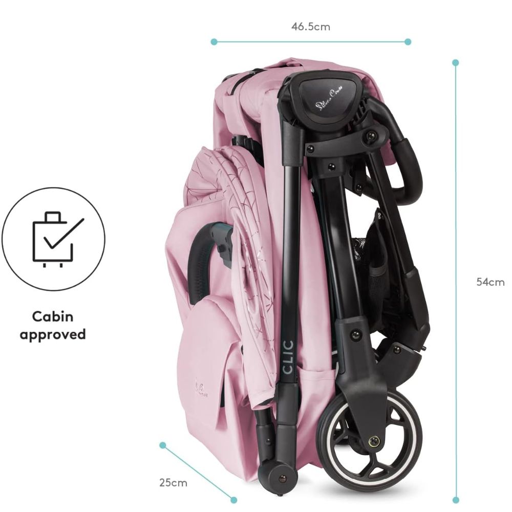 Silvercross Clic Pink & Pink Fotmuff